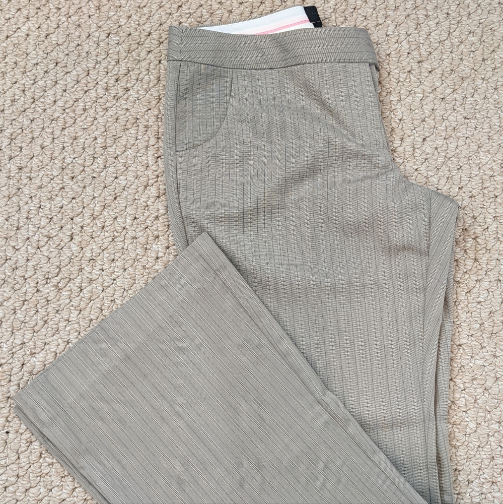 The Limited Light Olive Ribbed Trousers